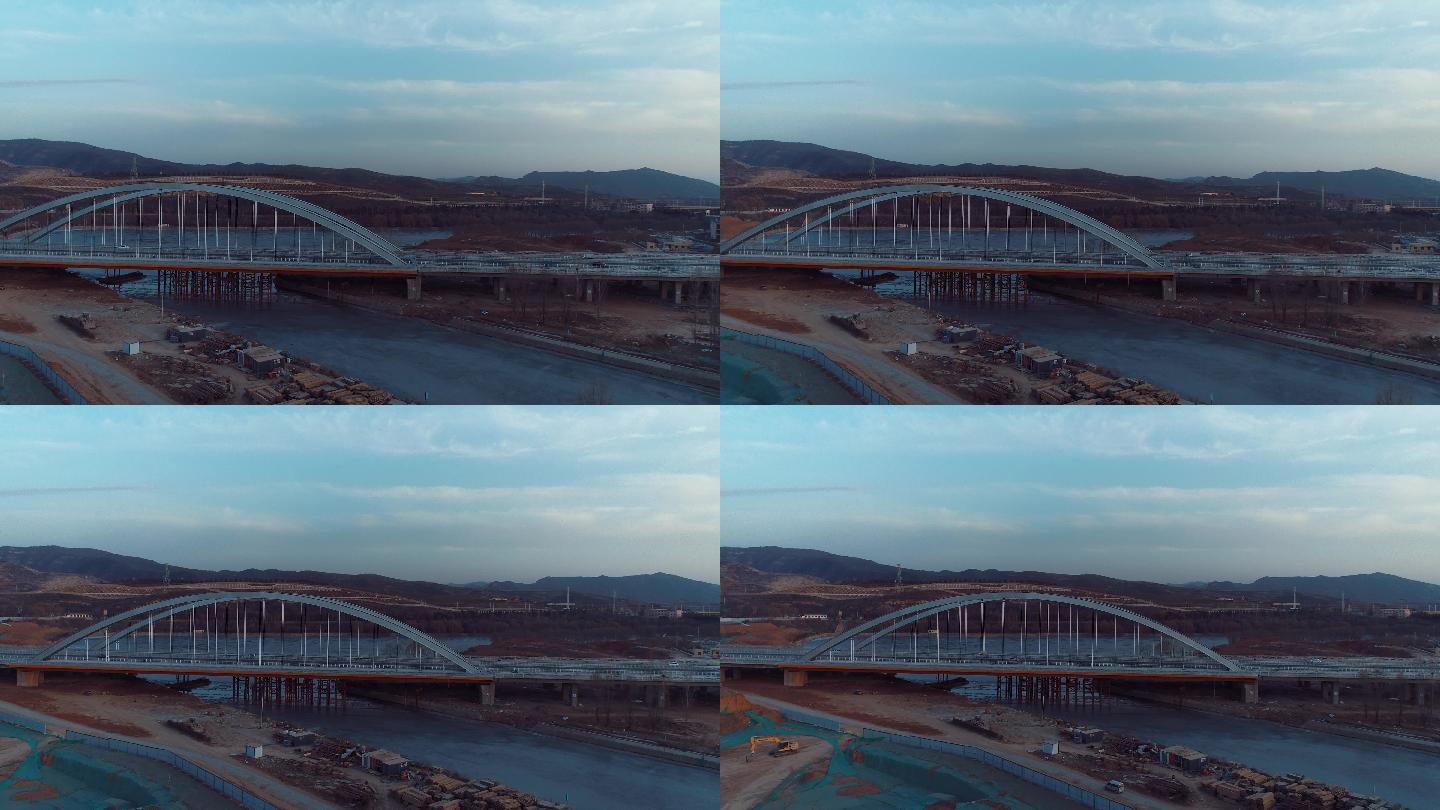 航拍晋城丹河大桥