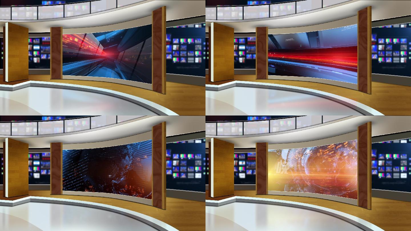 主持人新闻娱乐综艺节目虚拟演播室演播厅