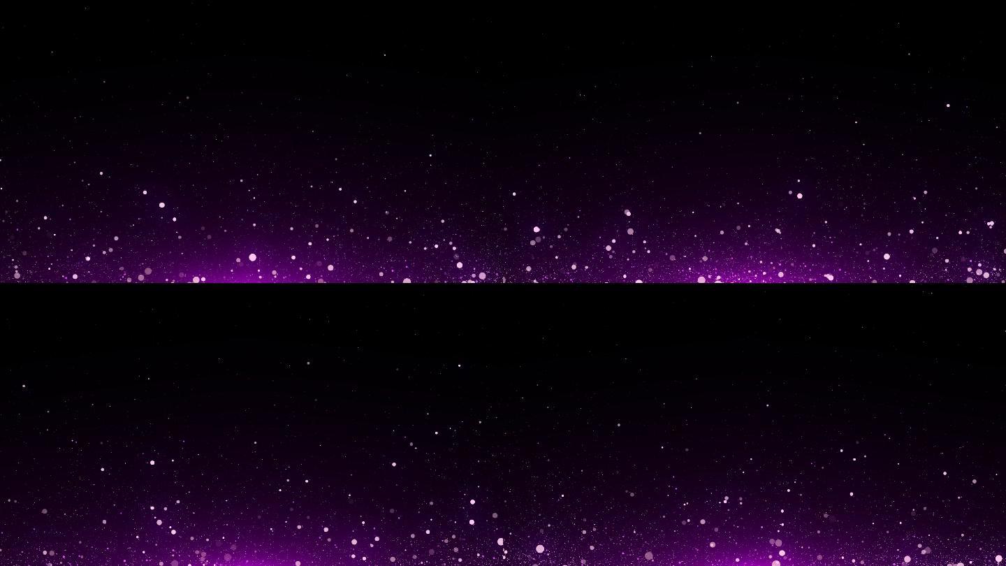 紫色唯美粒子上升（透明通道）