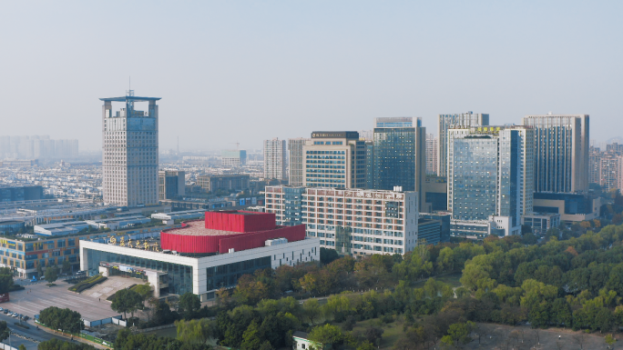 【4K】绍兴市柯桥区航拍