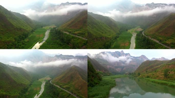 定襄水库大山云海