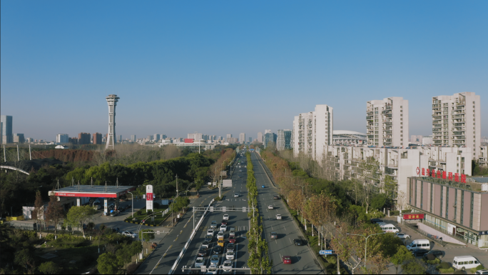 【4K】嘉兴南湖区大景航拍