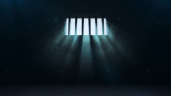 监狱铁窗话剧舞台历史感背景视频素材