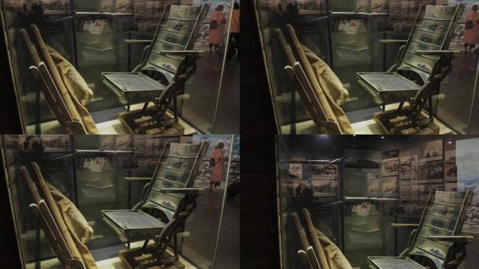 4K美国飞虎队员座椅枪支实物展览