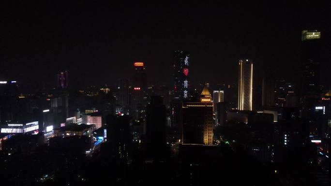 南京夜景航拍
