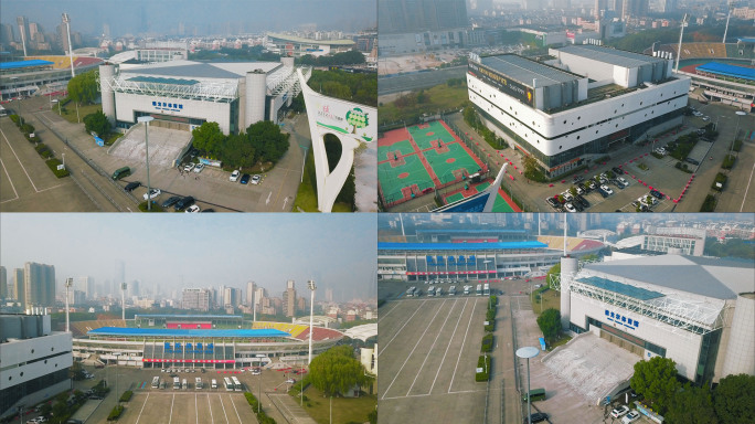 【4K】宁波市体育中心航拍