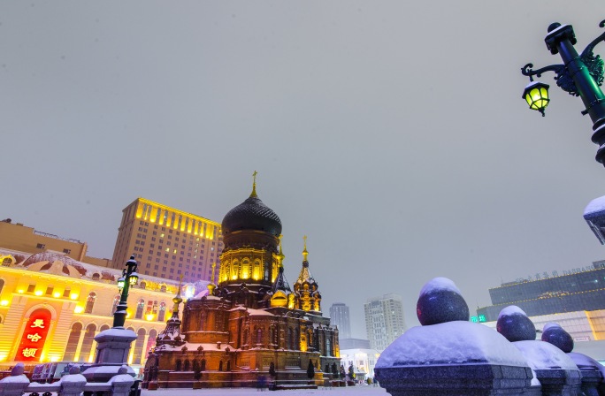 哈尔滨延时摄影，航拍，城市宣传片