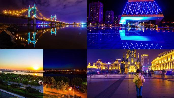 哈尔滨延时摄影，航拍，城市宣传片