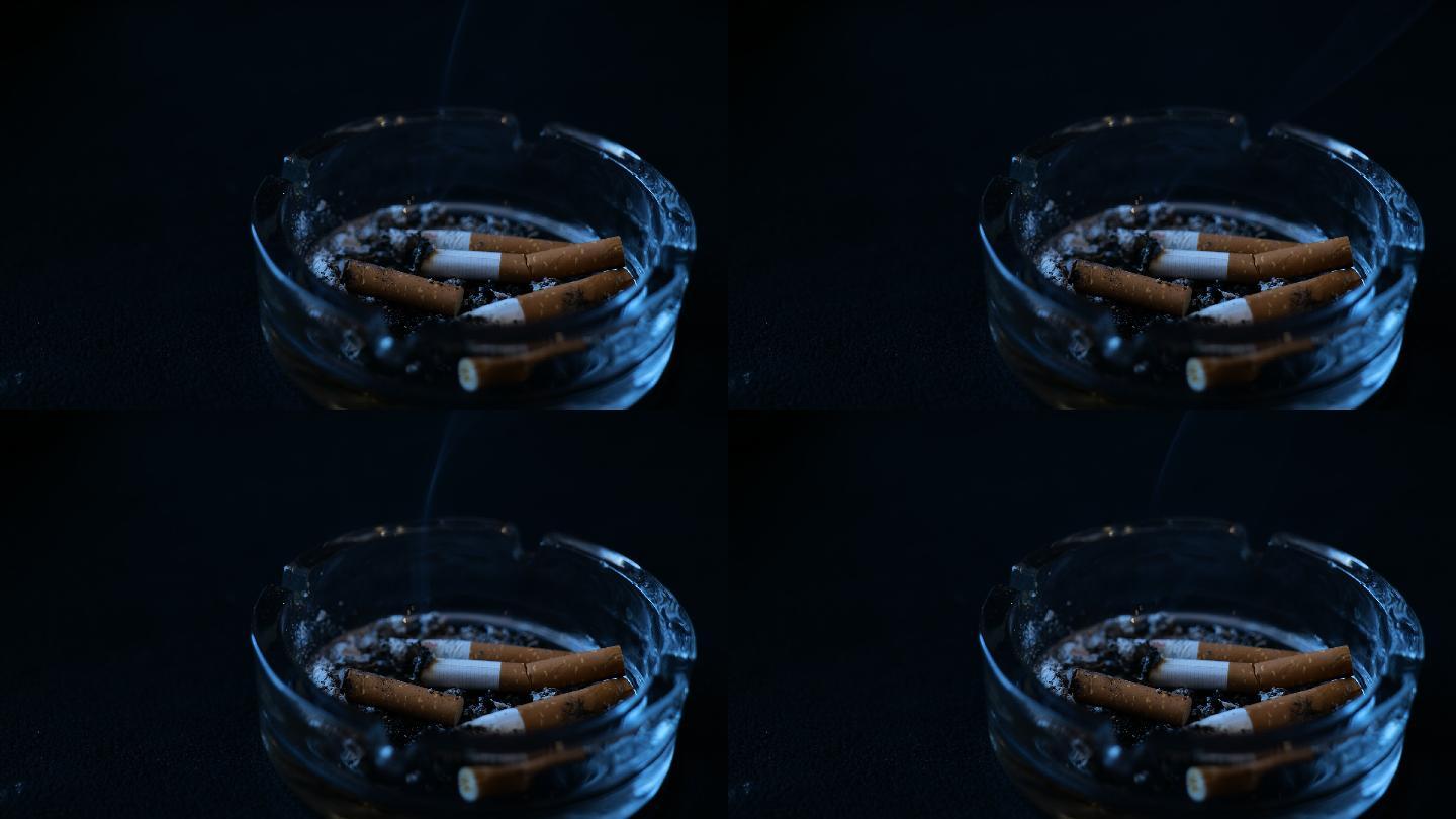 【原创】4K烟灰缸里的香烟