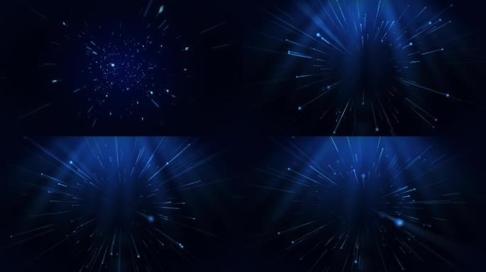 科技粒子隧道穿梭背景视频