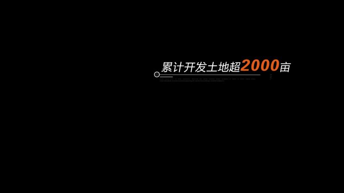 简约大气科技宣传片字幕