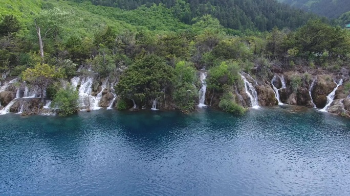 九寨九寨沟九寨沟航拍