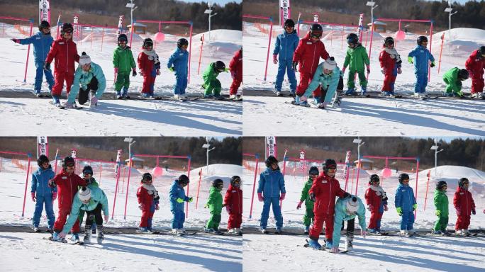 滑雪孩子