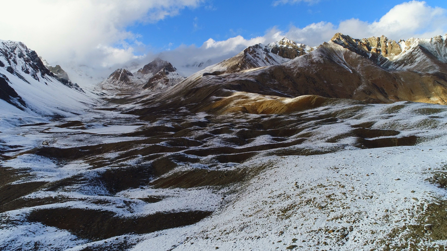 西藏八宿然乌德姆拉山冰天雪地（2）