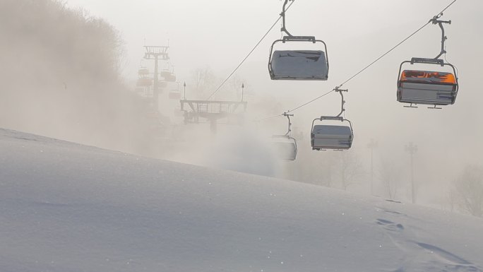 滑雪场吊厢