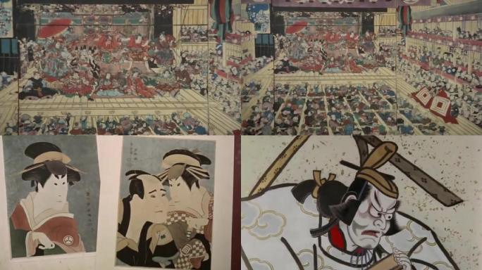 日本传统艺术、浮世绘日本壁画