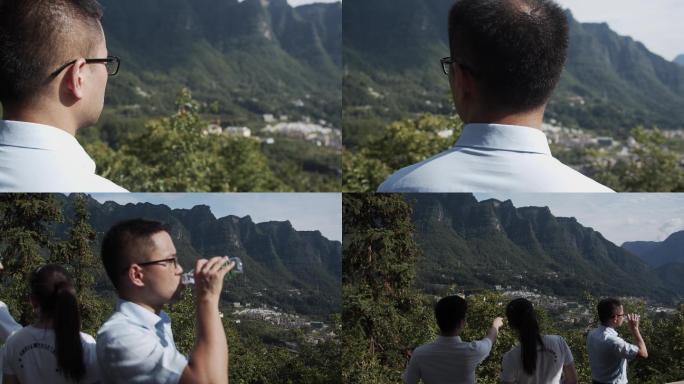 远眺山村