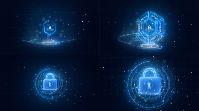 粒子科技数据安全锁(蓝色)