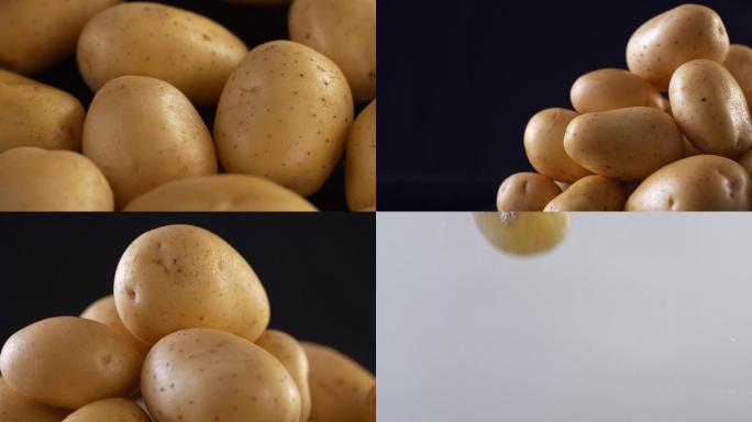 土豆小土豆土豆特写土豆视频土豆素材土豆视