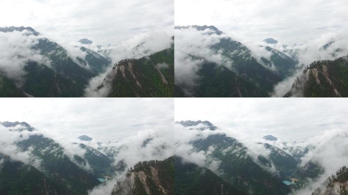 九寨九寨沟九寨风光九寨航拍九寨山