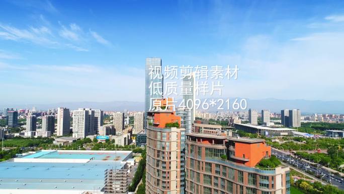 银川超美航拍，北京中路，4K