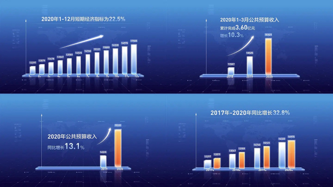 柱状图ae模板