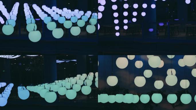 娱乐城商场LED数字化升降球