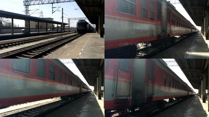 火车红皮火车绿皮火车和谐号