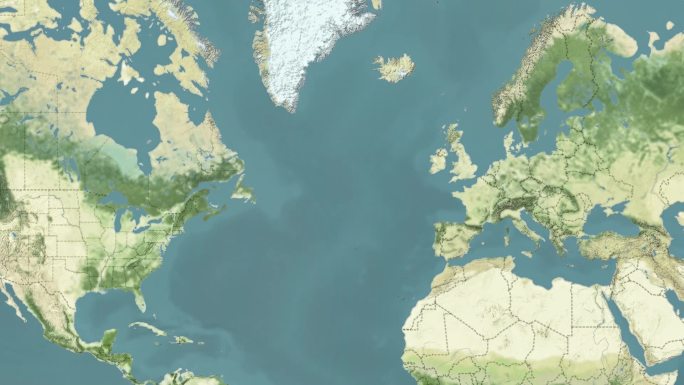 世界坐标位置地理位置地图展示