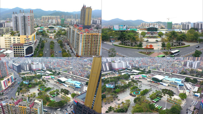 【4K】河源火车站航拍