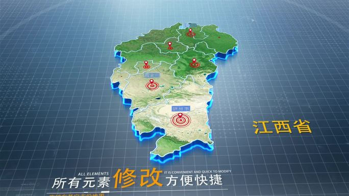 江西科技地图