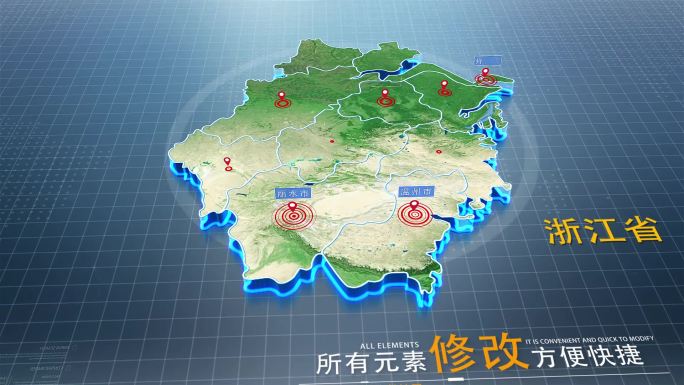 浙江科技地图