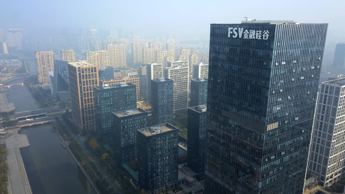 【4K】宁波金融中心金融硅谷