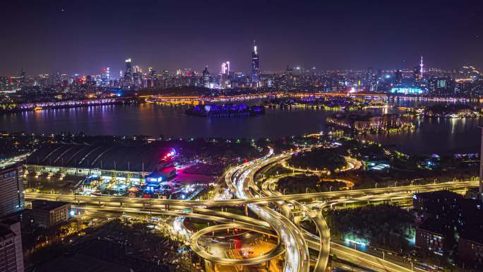 南京新庄立交桥夜景