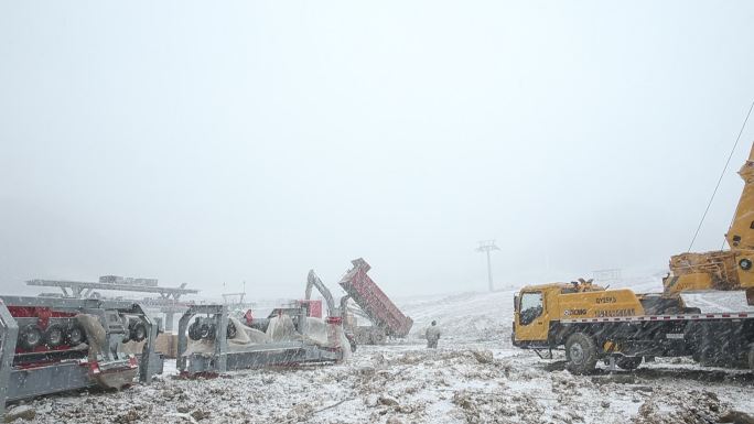 滑雪场施工建设