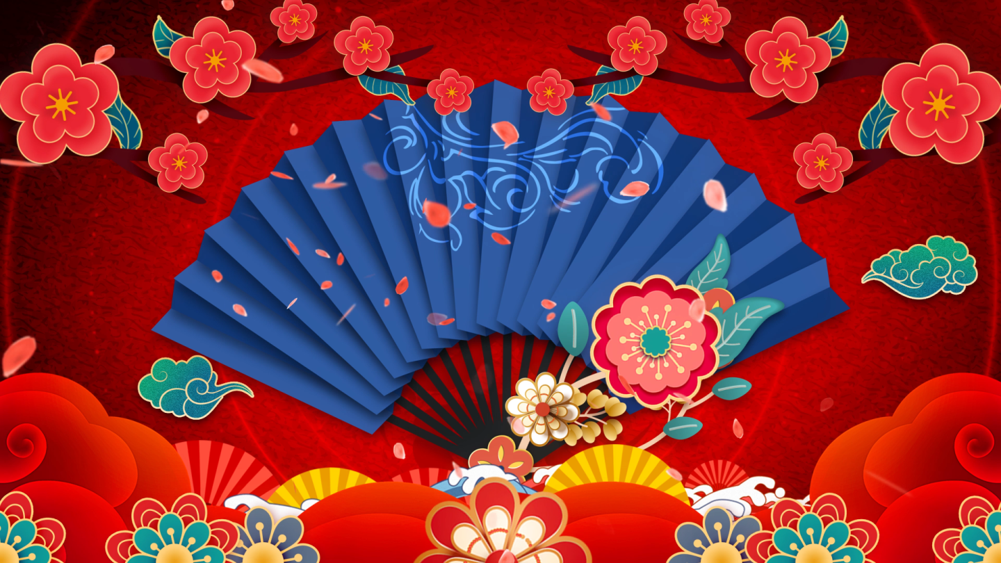 4k中国风古典戏曲舞台背景_3840x2160_高清视频素材下载(编号:5439406