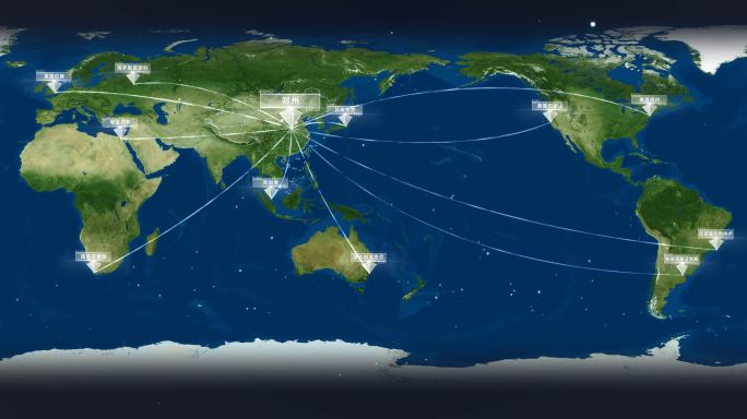 【原创】4K郑州简洁地图辐射全国全世界