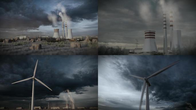 化工工业雾霾环境能源空气污染排放温室气候