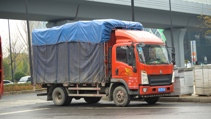 4K卡车货车物流运输