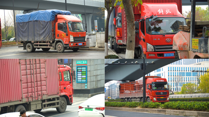 4K卡车货车物流运输