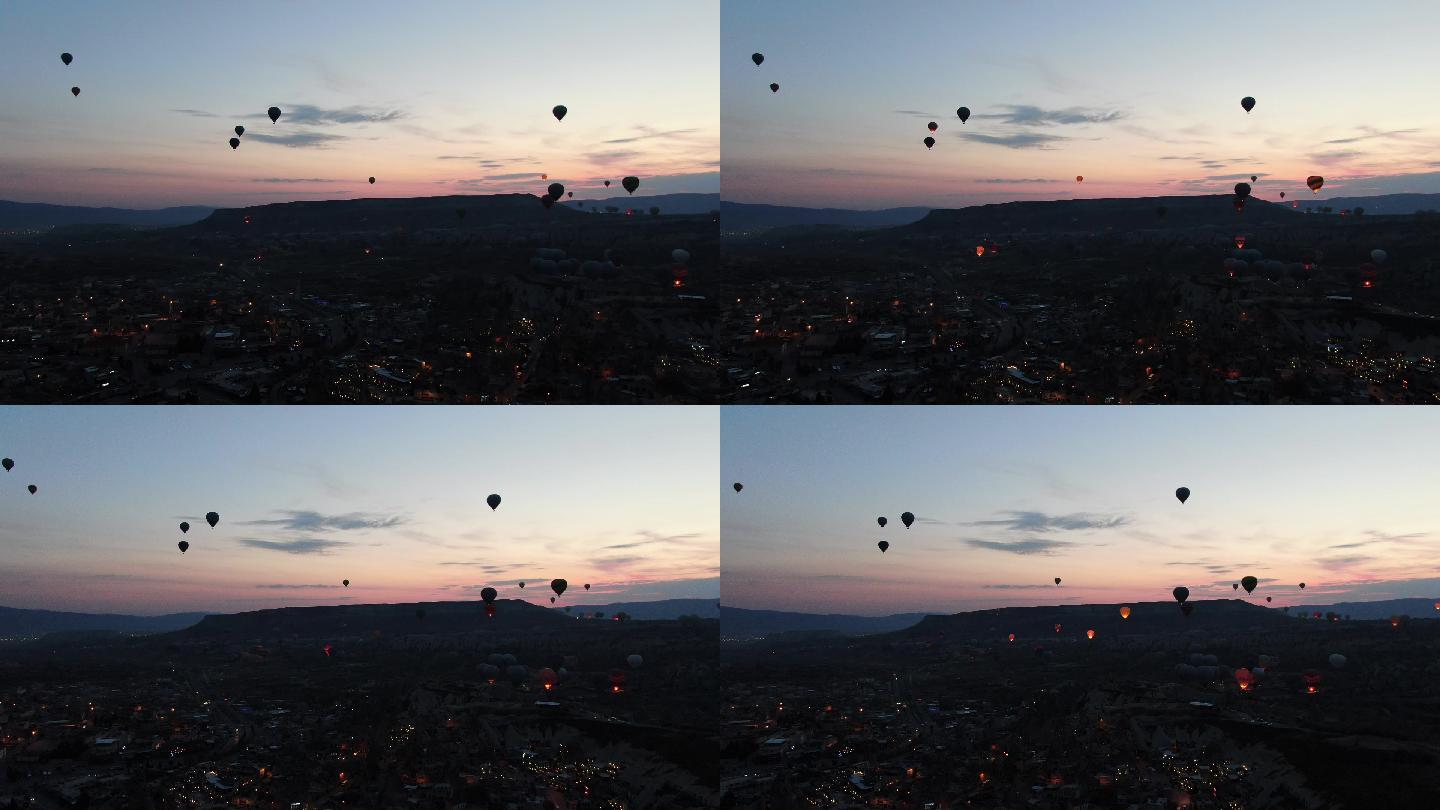 土耳其热气球高清航拍