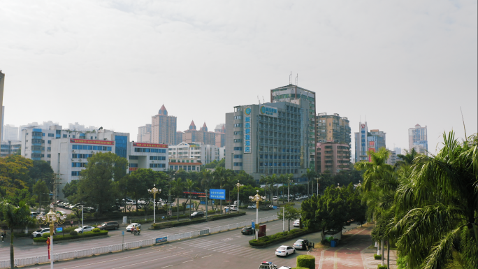 【4K】清远市城市大景航拍