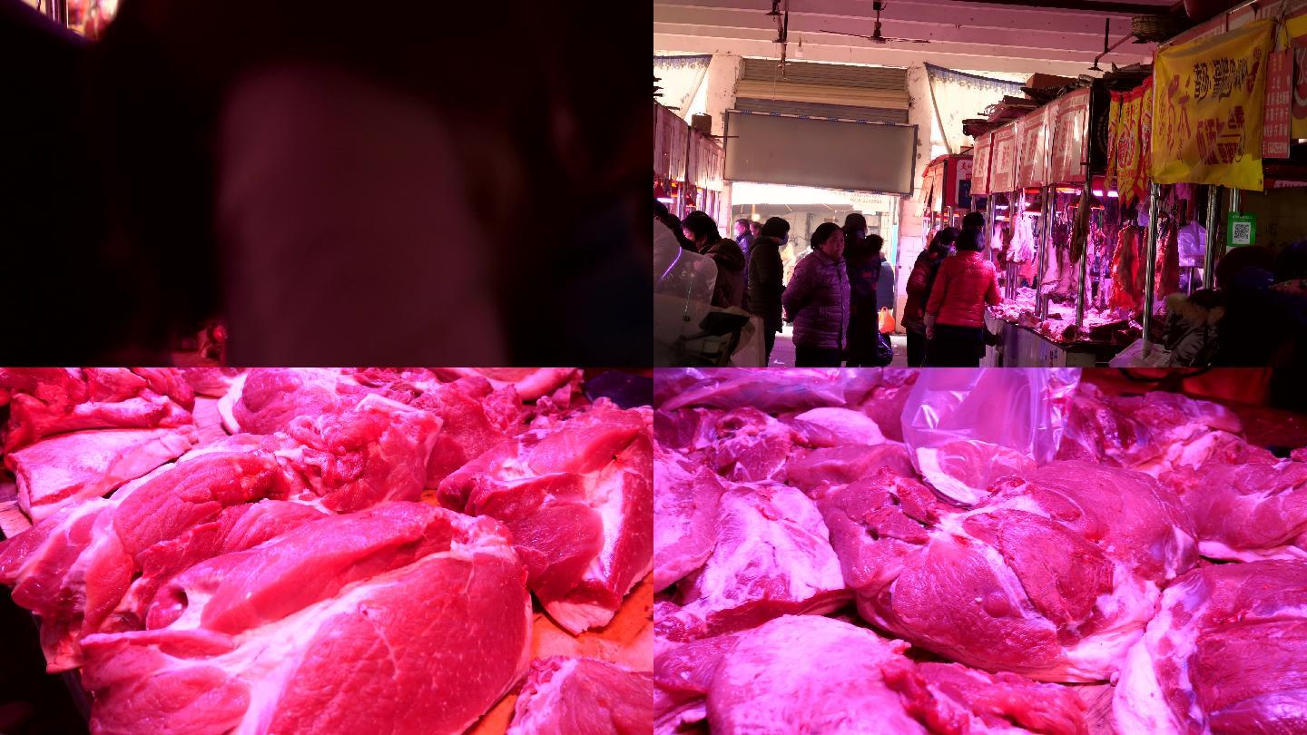 农贸市场猪肉铺