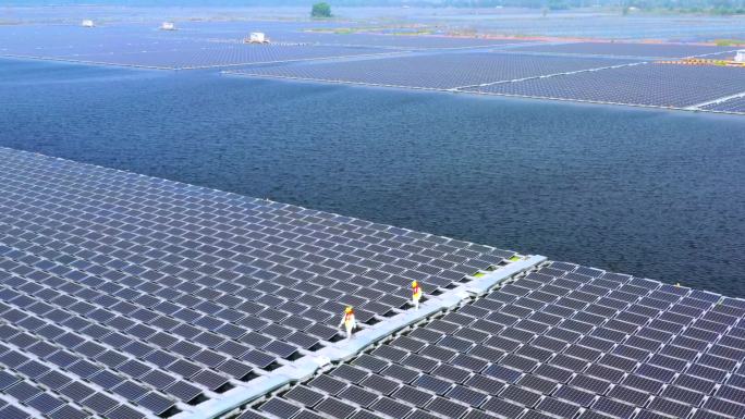 水上光伏光能节能减排发电太阳能