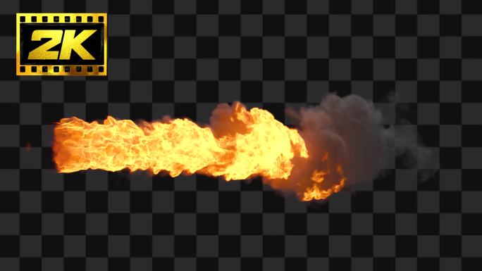 【Alpha通道】火焰喷雾喷射火焰特效0