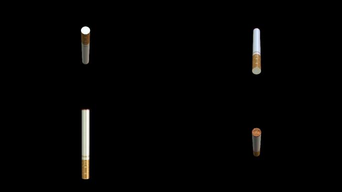 旋转的香烟透明素材3