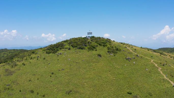 4K航拍陕西秦岭紫柏山天坦