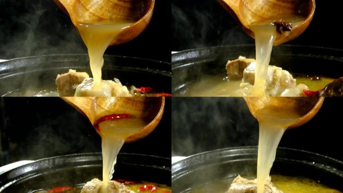 螺蛳粉猪骨汤螺蛳汤熬汤骨头汤
