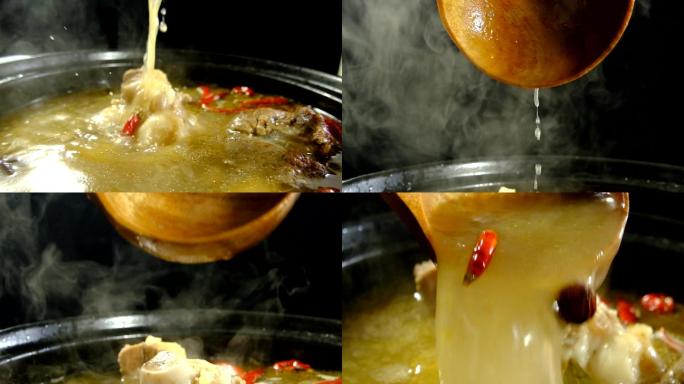 螺蛳粉猪骨汤螺蛳汤熬汤骨头汤