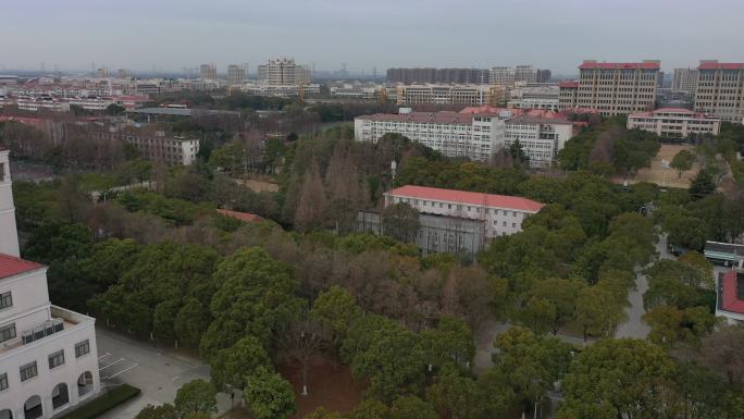 上海师范大学奉贤校区校园航拍2